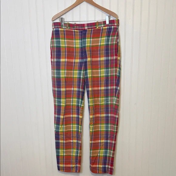 Ralph Lauren Men's Colorful Plaid Chinos